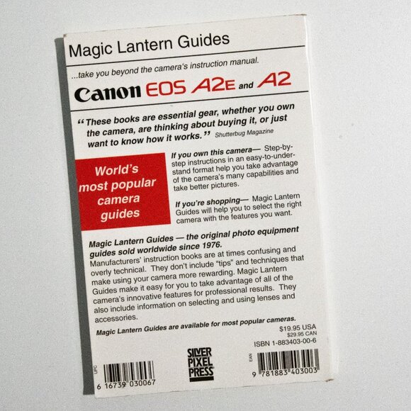 Canon EOS A2E & A2 Magic Lantern Guide Book - Picture 2 of 6